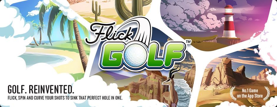 Flick Golf : single player golf game for iPhone & iPad